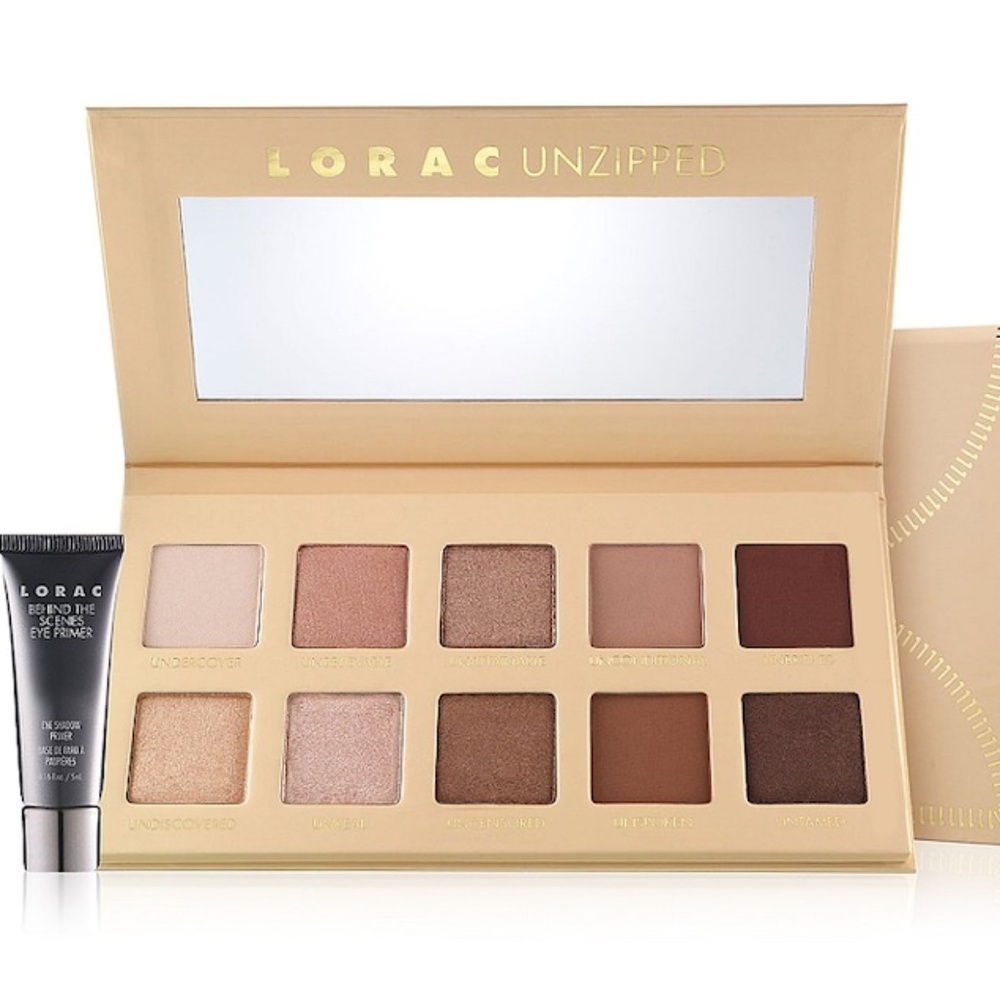 NWT | LORAC | Unzipped Eyeshadow Palette with Eye Primer